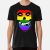 Misfits T-shirt – Rainbow Stripe Misfits Skull – Classic Punk LGBT Pride Premium T-Shirt