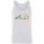 Hit The Trail Vintage Mountain Runner Retro Trail Running Tank Top