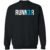 Half Marathon Runner Gift 13.1 Runner Design Crewneck Sweatshirt