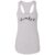 Mountain run heartbeat Racerback Tank Top
