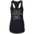 DnD Character Workout – in white Racerback Tank Top
