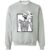 halloween coffee drinking skeleton Sweatshirt