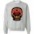 Floral psychedelic skeleton head Sweatshirt