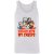 Chillin with My Creeps Funny Cat Horror Movies Serial Killer Tank Top