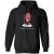 Christmas Is Coming Santa Candy  Cane Throne Hoodie