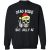 Dead Inside But Jolly AF Funny Christmas Skeleton Sweatshirt