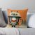 Retro Halloween Robot 003 • Cute Custom Kids Halloween Art Series Throw Pillow