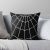 Spider Web – Black Throw Pillow